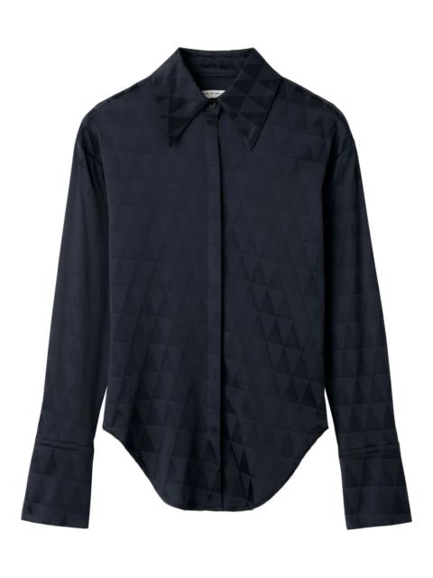 TIGER OF SWEDEN geometric-pattern shirt