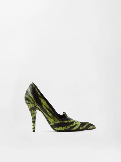VERSACE Tigre Python-Effect Leather Pumps 105 mm