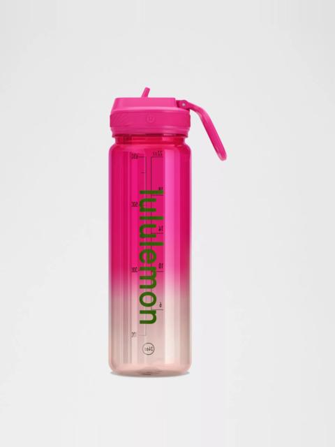 lululemon Back to Life Clear Bottle 24oz *Straw Lid