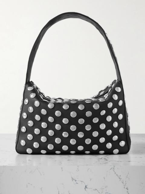 KHAITE Elena Studded Textured-leather Shoulder Bag
