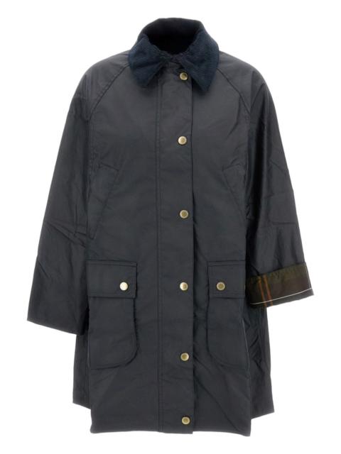 Barbour Bednell zip button cotton coat