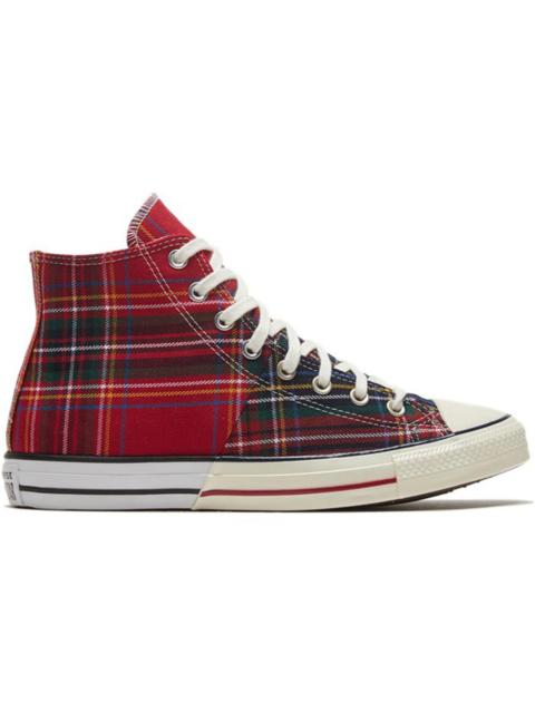 Converse Converse Chuck Taylor All Star Hi Tartan Red Green Split