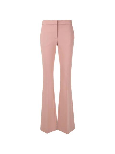 flared suit trousers