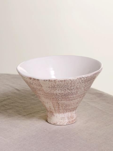 Brunello Cucinelli Glazed ceramic bowl Off-white