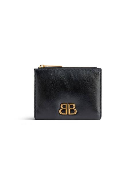 Women's Monaco Bifold Wallet  in Black