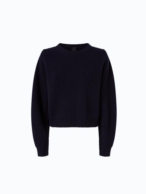 PINKO RIBBED WOOL-BLEND SWEATER