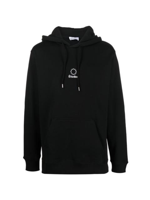 Étude logo-print organic cotton hoodie