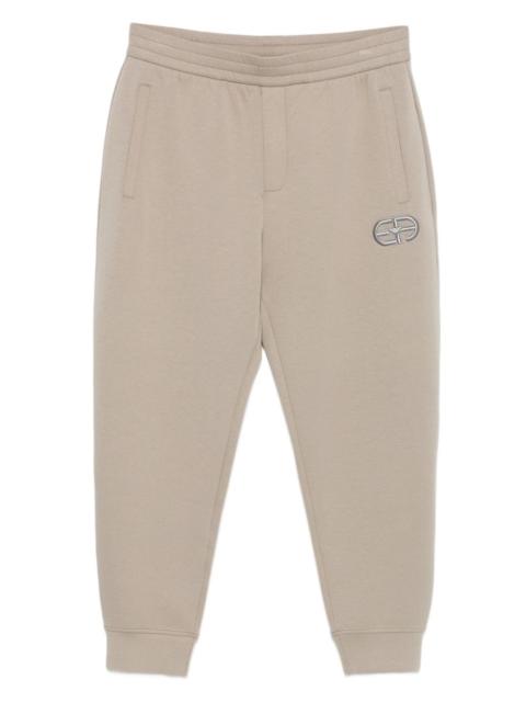 EMPORIO ARMANI logo-embroidered track pants