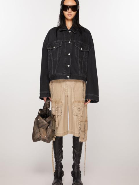 Acne Studios Denim jacket - Relaxed cropped fit - Black