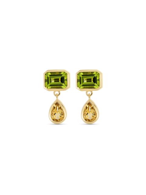 STONE AND STRAND Full Volume Pellicano Spritz Drop Earrings