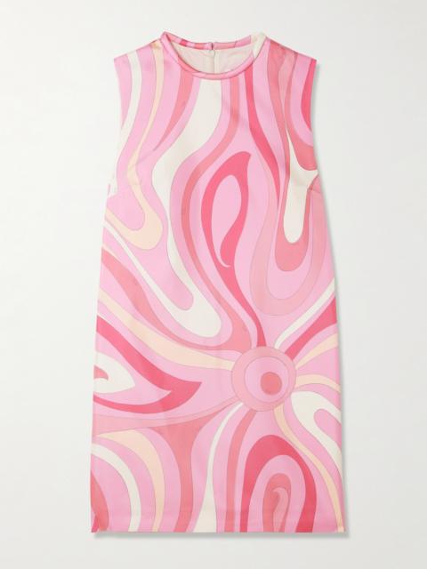 PUCCI Printed Silk-twill Mini Dress