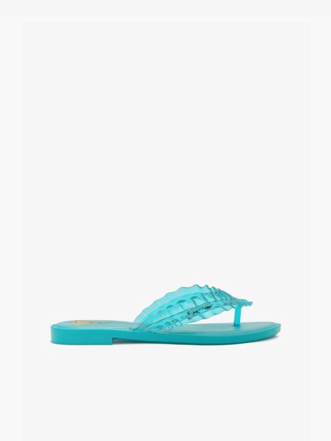 GANNI MELISSA FLIP FLOP IN BLUE