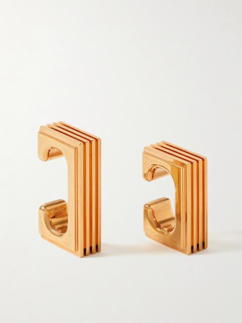 KHAITE Empire Set Of Two Gold-plated Ear Cuffs