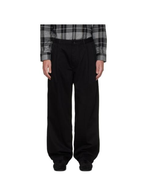 HUGO Black Relaxed-Fit Tailoring-Inspired Details Jeans