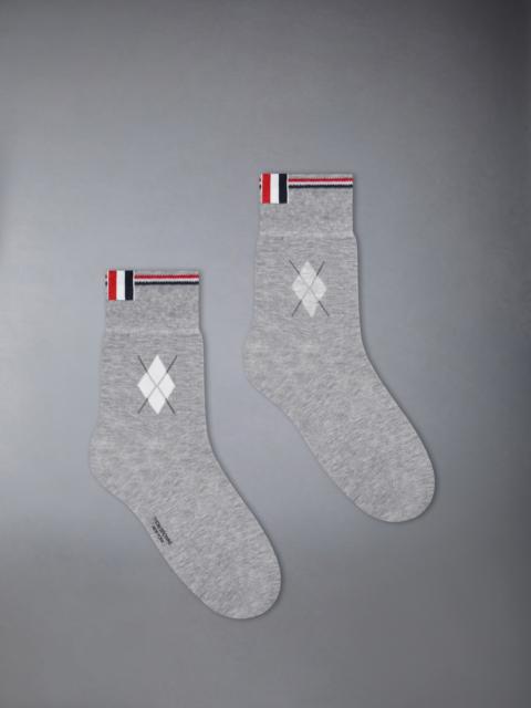 Thom Browne COTTON ARGYLE FUNMIX ANKLE SOCKS