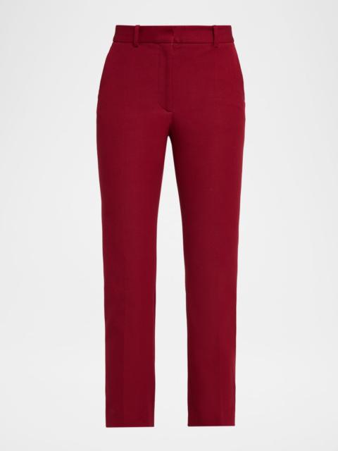 JOSEPH Coleman Cropped Slim Gabardine Pants