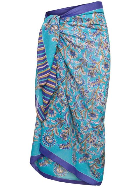 Etro Floral cotton sarong
