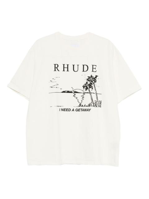 Rhude graphic-print T-shirt