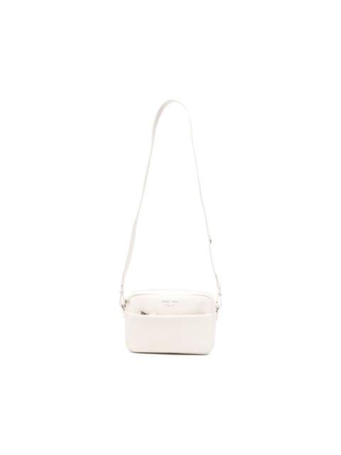 EMPORIO ARMANI logo-detail leather crossbody bag