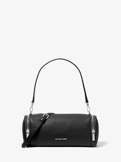 MICHAEL KORS Jet Set Travel Small Pebbled Leather Convertible Crossbody Bag