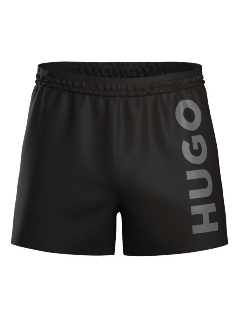 HUGO logo-print swim shorts