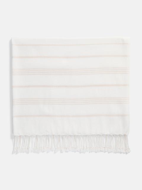 Vince Stripe Cotton-Cashmere Wrap