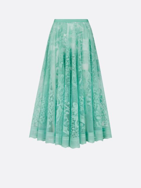 Dior Dioriviera Flared Mid-Length Skirt