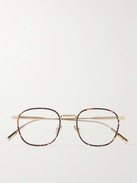 Dior DiorBlackSuitO S2U Round-Frame Tortoiseshell Acetate and Gold-Tone Optical Glasses