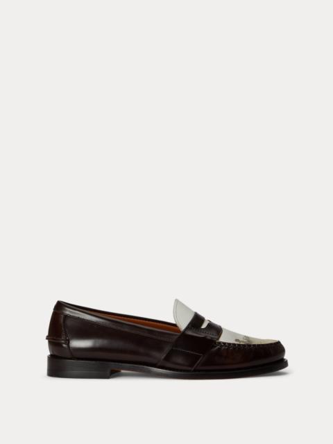 Polo Ralph Lauren Edric Equestrian Calfskin Penny Loafer