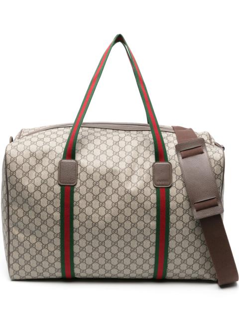GUCCI Large GG Supreme Duffle Bag
