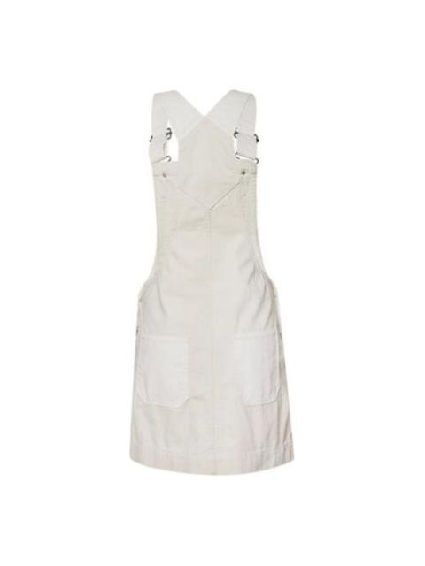 Converse (WMNS) Converse Casual Suspender Skirt 'White' 10018415-A01