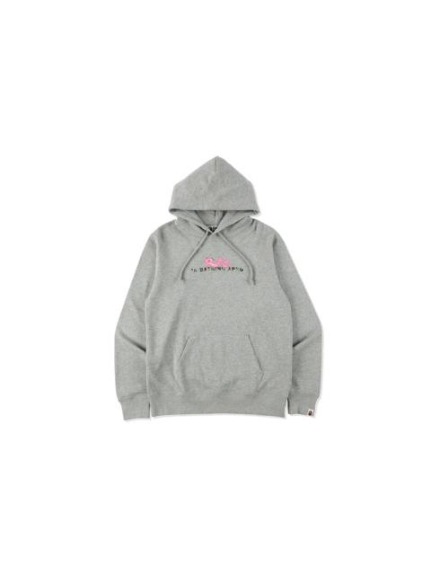 A Bathing Ape x PINK PANTHER Logo Hoodie 'Grey' 1H73-114-906