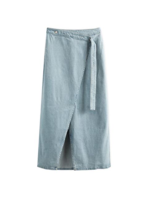 Holzweiler Briela Denim Wrap Skirt