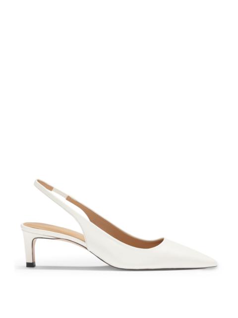 BOSS SLINGBACK PUMPS IN NAPPA LEATHER