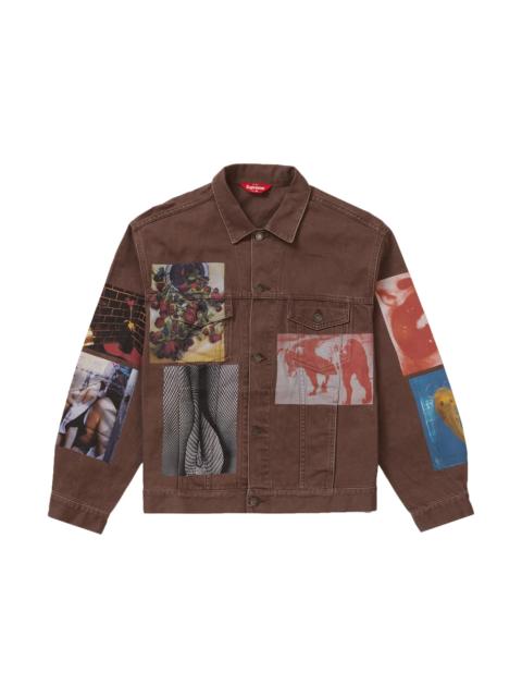 Supreme Daido Moriyama Denim Trucker Jacket Brown
