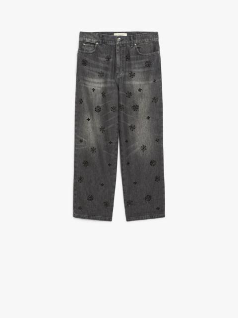 WEEKEND Max Mara MANETTA Sequinned denim jeans