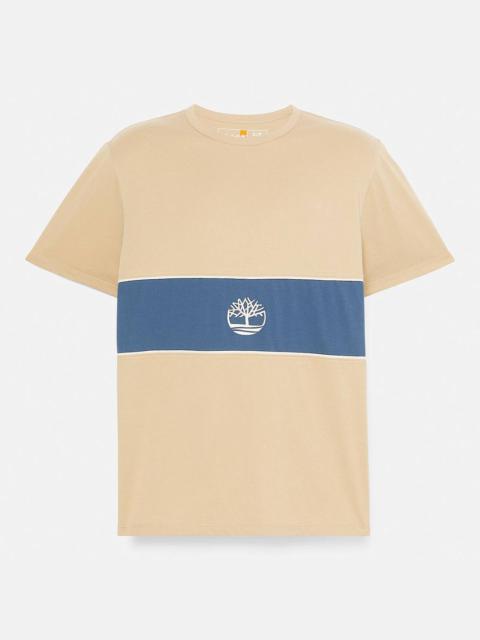 Timberland Cut-and-Sew Short-Sleeve T-Shirt