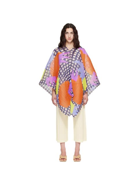 Pleats Please Issey Miyake Multicolor Madame-T Scarf