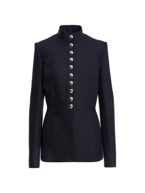 KHAITE The Samuel pinstriped jacket