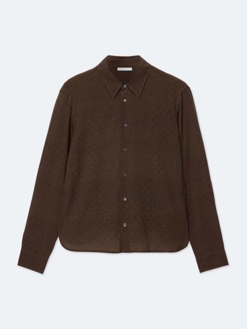 ALLSAINTS FADE POLKA-DOT SLIM-FIT SHIRT