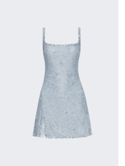 CLIO PEPPIATT Athena Mini Dress Light Blue