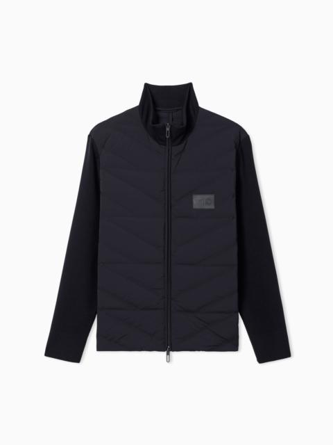 EMPORIO ARMANI SSC NAPOLI CAPSULE NYLON BOMBER JACKET
