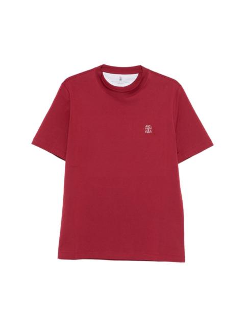 Brunello Cucinelli Logo cotton t-shirt