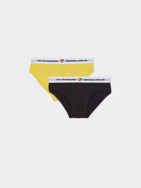 DSQUARED2 PRIDE BRIEF TWIN PACK