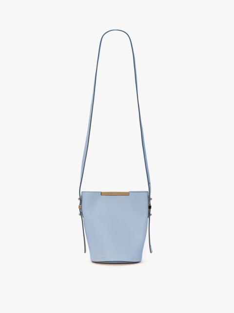 Victoria Beckham Mini Bucket Bag In Powder Blue Leather