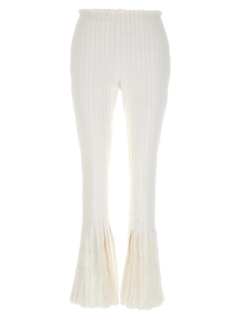 sacai Ribbed pleated pants