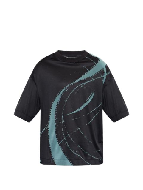 EMPORIO ARMANI graphic-print T-shirt