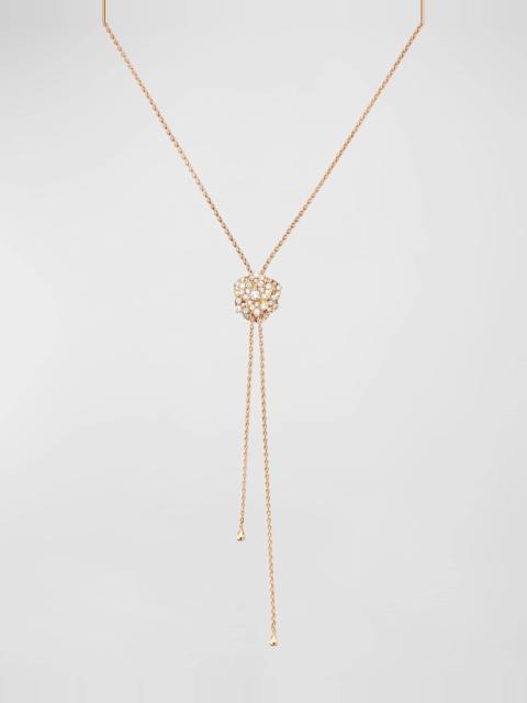 Piaget Rose 18K Rose Gold Lariat Diamond Necklace