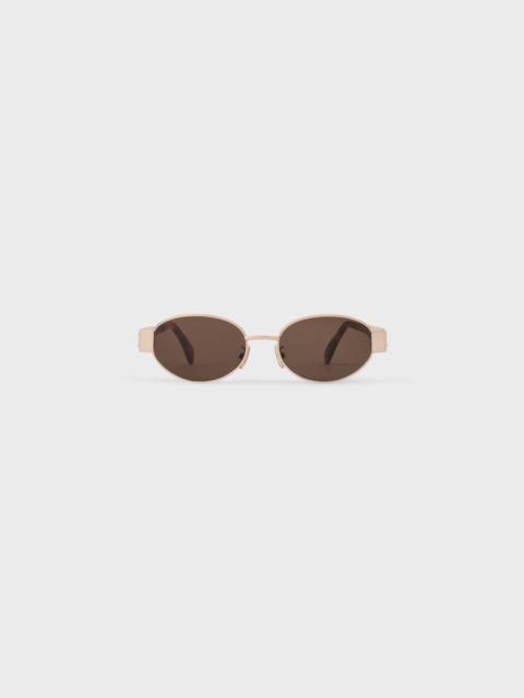 CELINE Triomphe Metal 01 Sunglasses in Metal