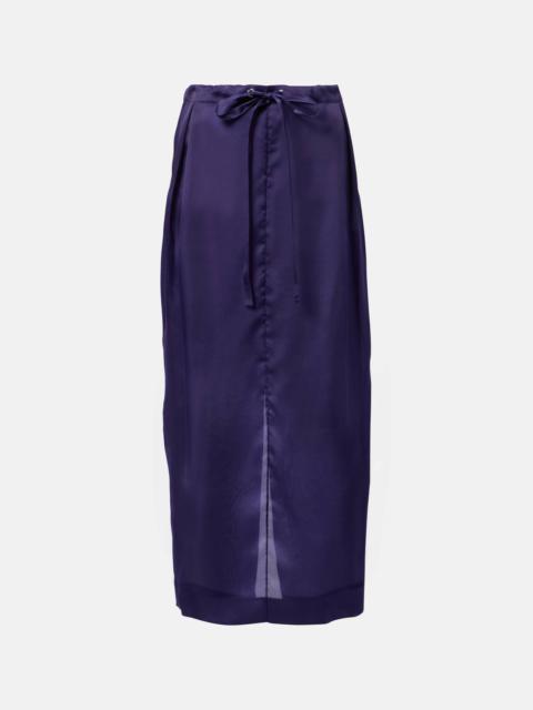 KHAITE Chenton silk organza maxi skirt